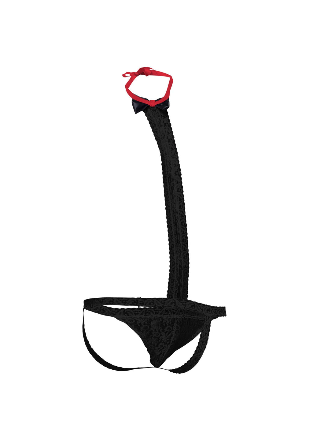 Black lace thong MOB Tuxedo