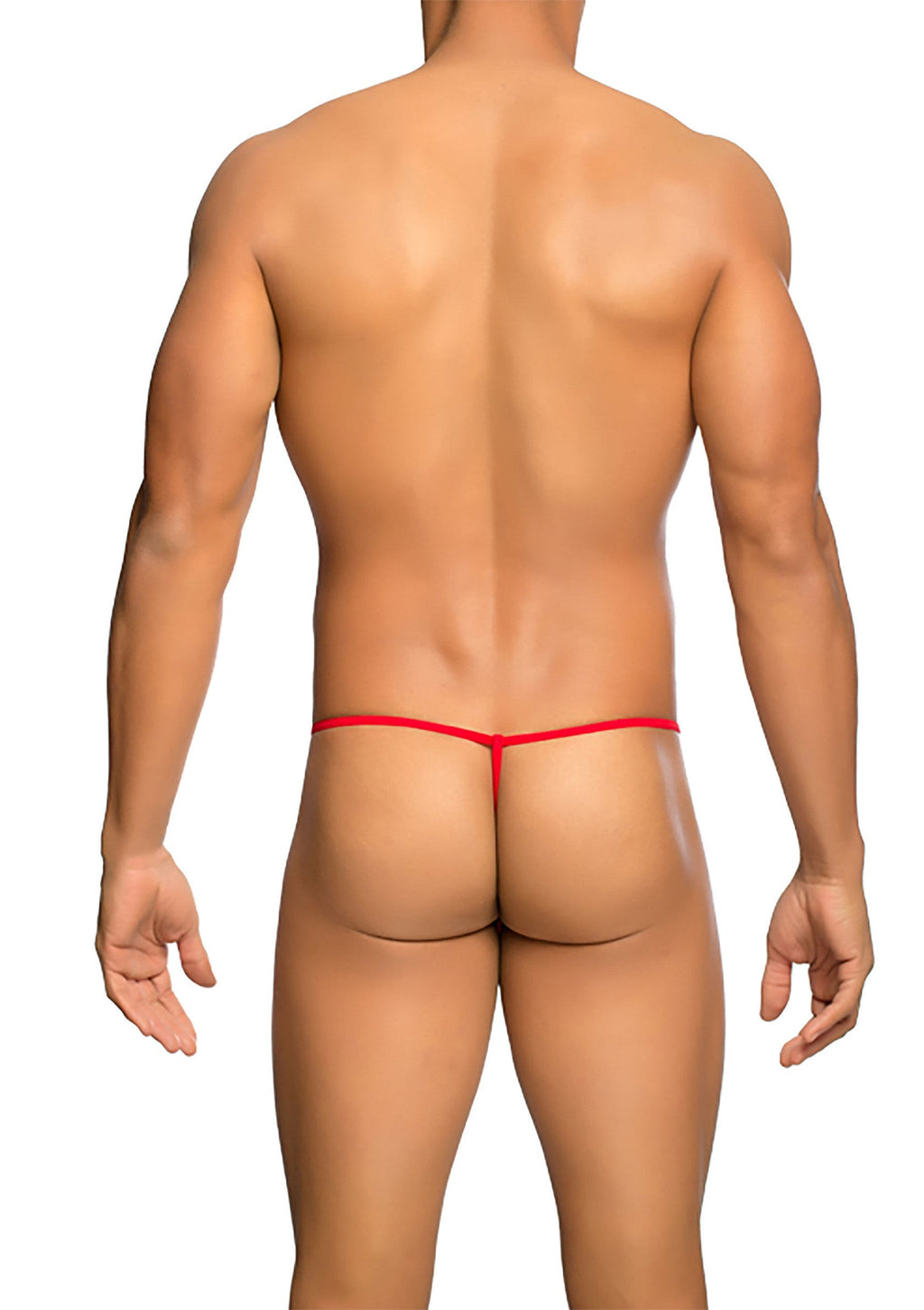 MOB Sheer T-Back Thong red