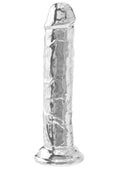Clear Dong TPE 19 cm trasparente