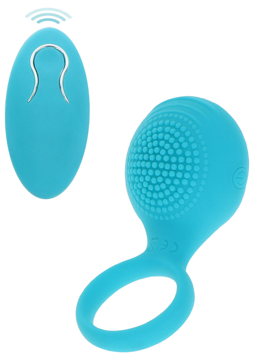 Blue C-Ring Tickle Brush