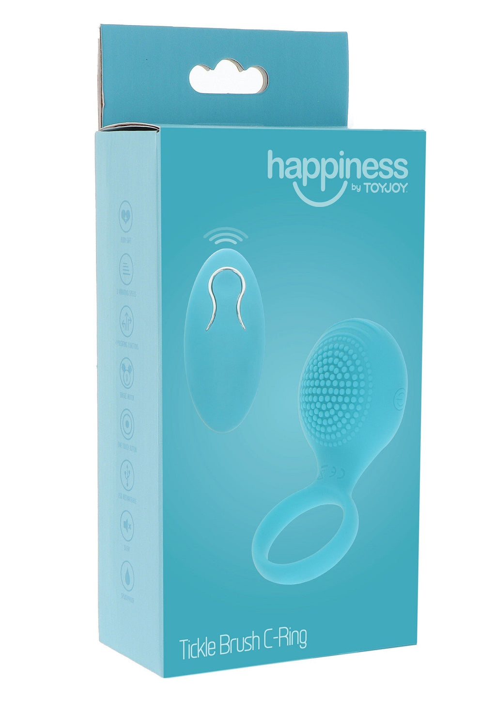 Blue C-Ring Tickle Brush
