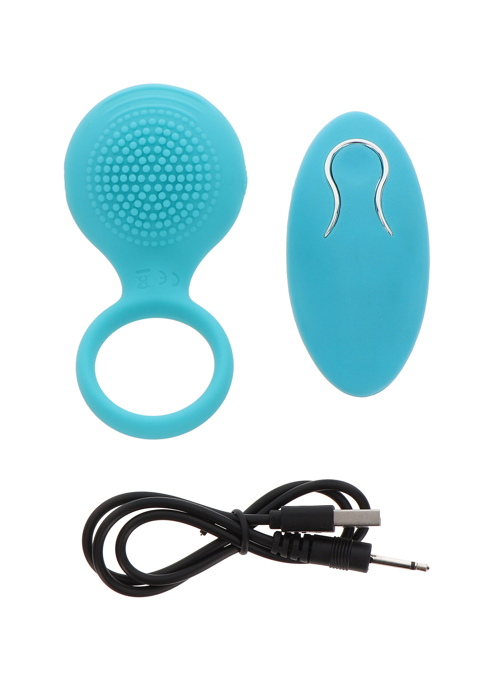 Blue C-Ring Tickle Brush