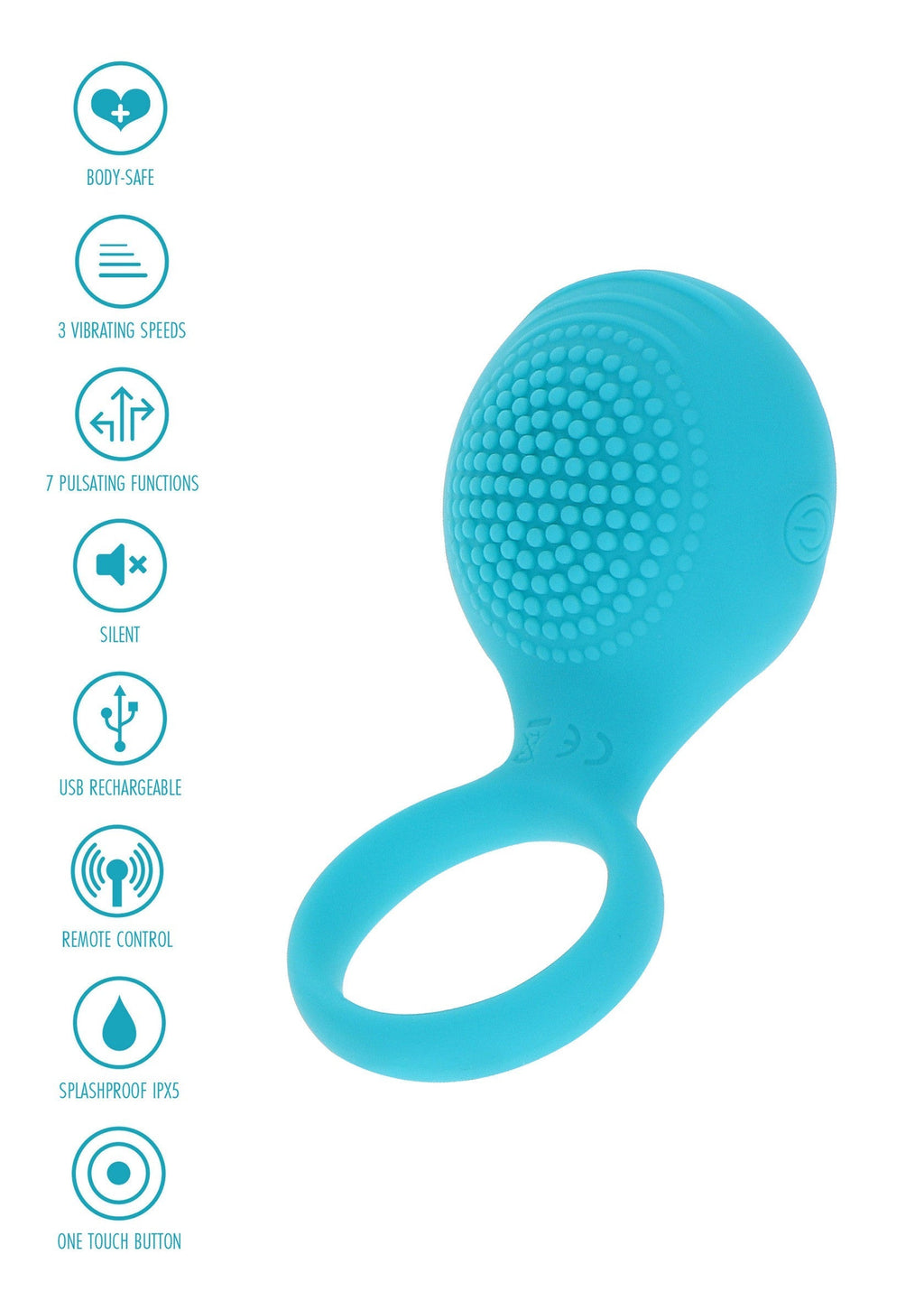 Blue C-Ring Tickle Brush