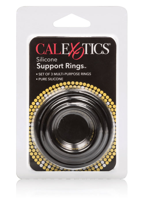 Black silicone support rings