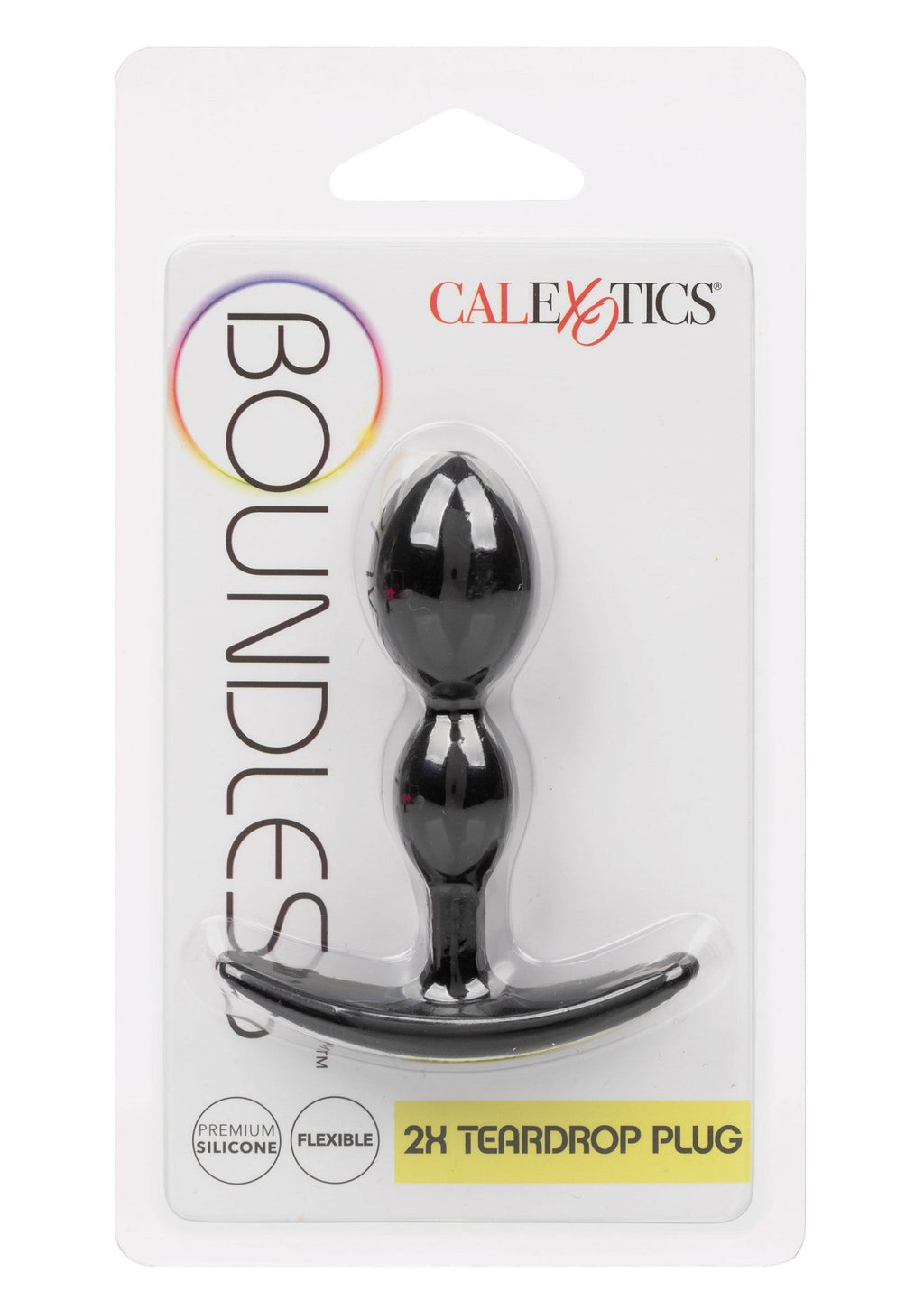 Boundless black teardrop plug