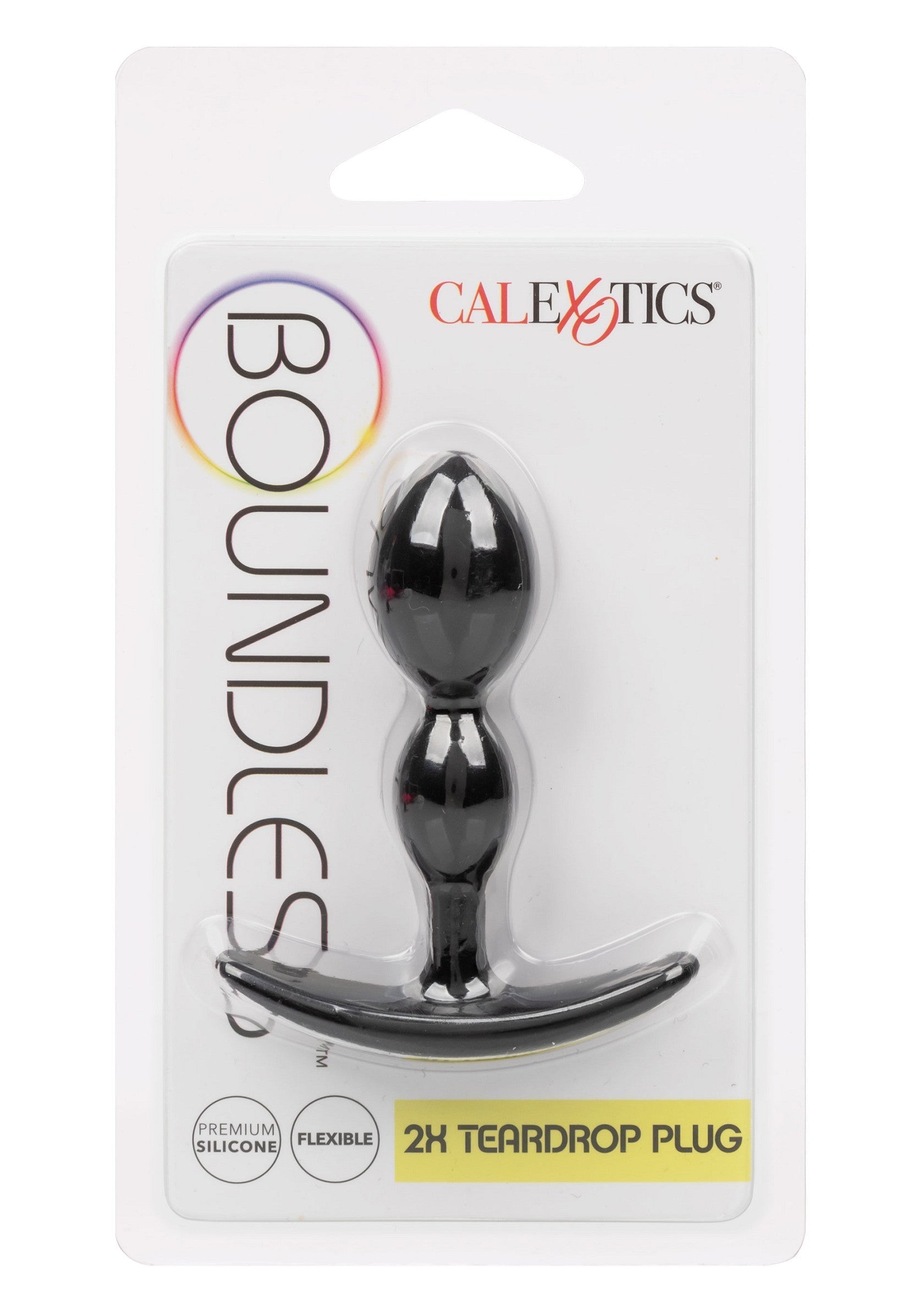 Boundless black teardrop plug