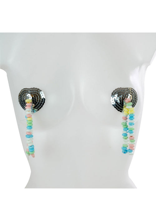 Assortment of candy nipple tassels