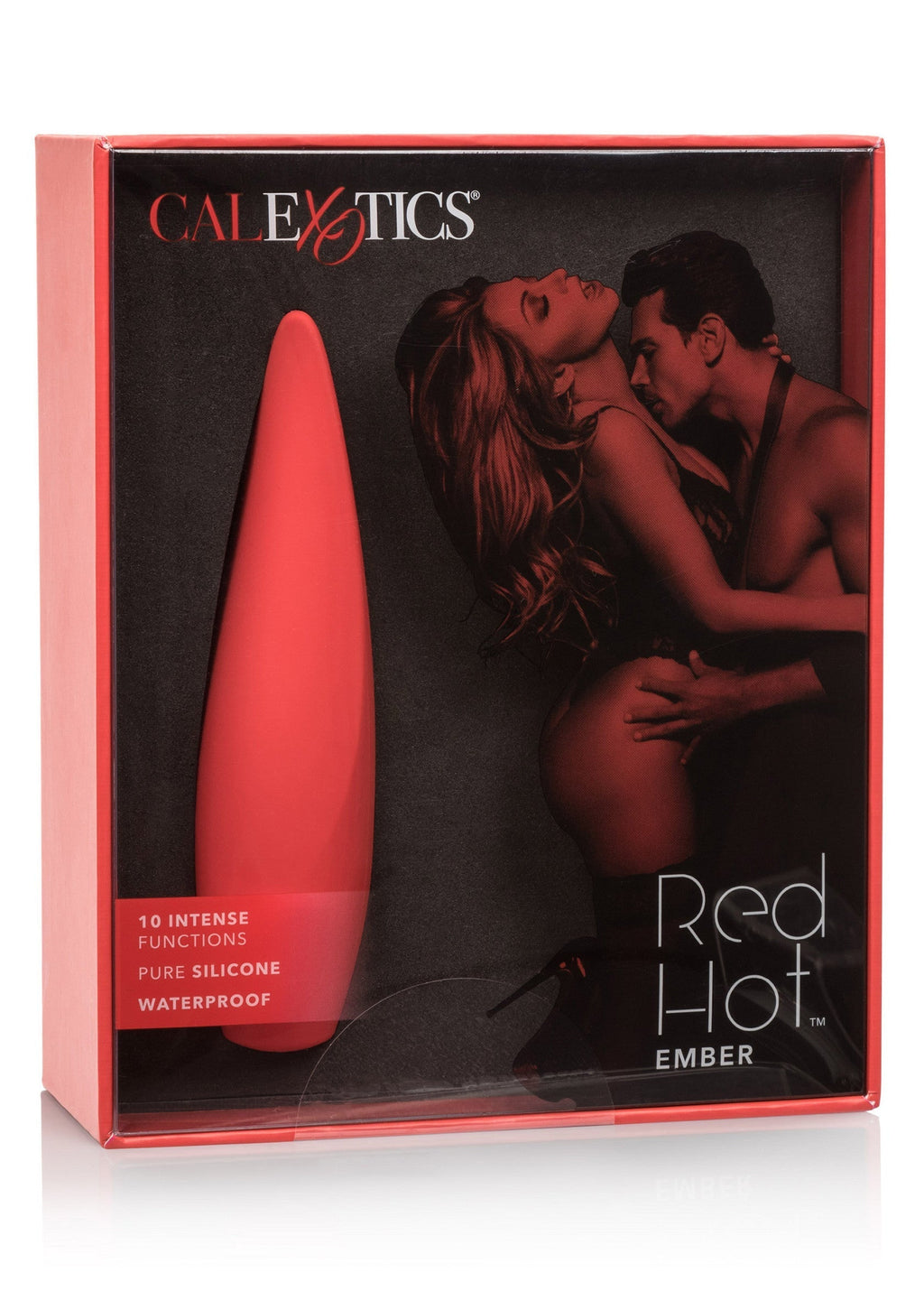Glowing ember red