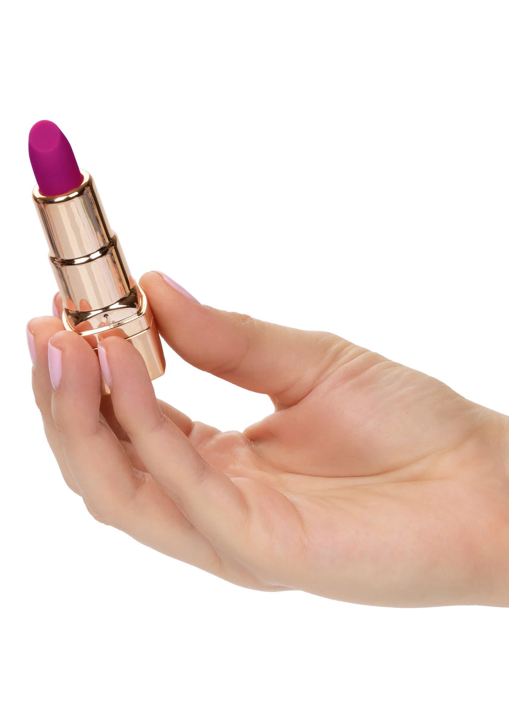 Rechargeable Hide & Play Lipstick in purple