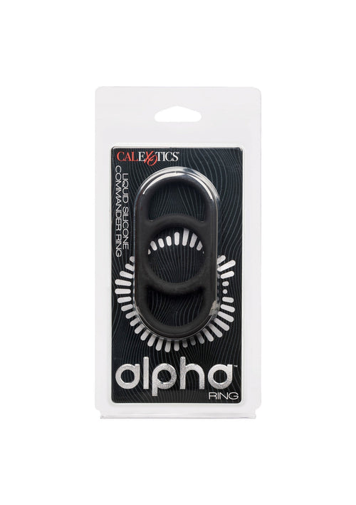 Black silicone Commander ring