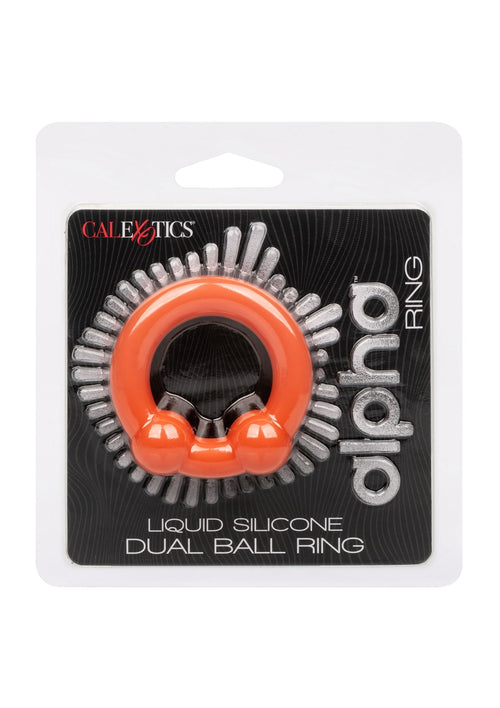 Orange Alpha Dual Ball Ring