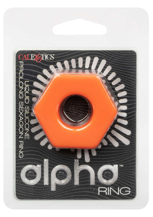 Alpha Prolong Sexagon Ring Orange