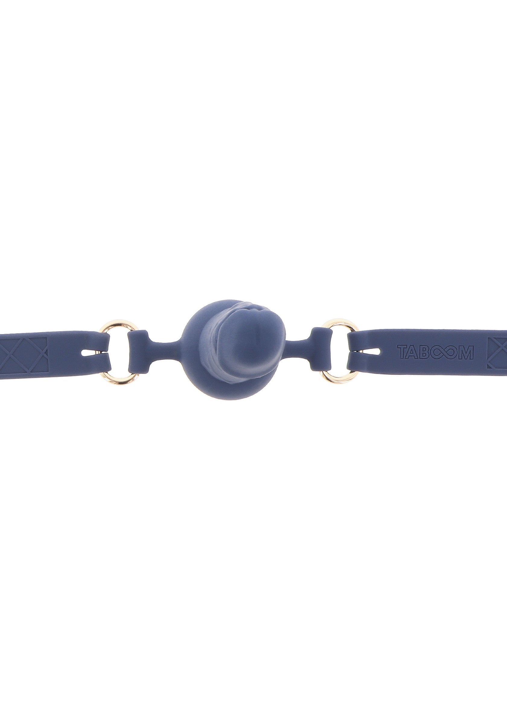Blue Silicone Ball Gag for Penis