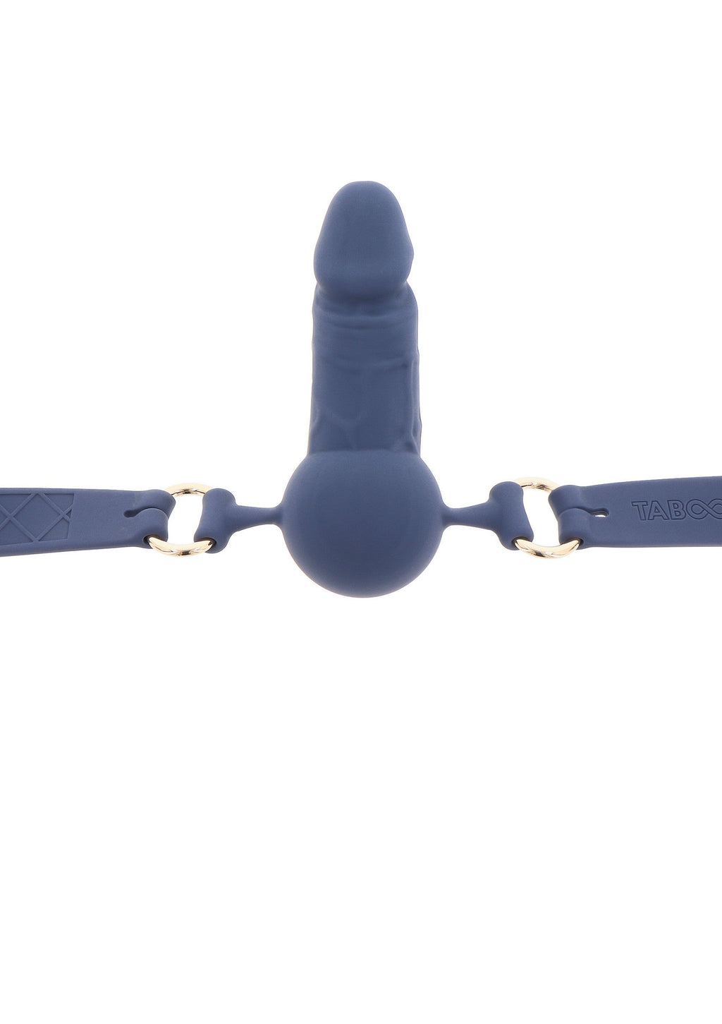 Blue Silicone Ball Gag for Penis