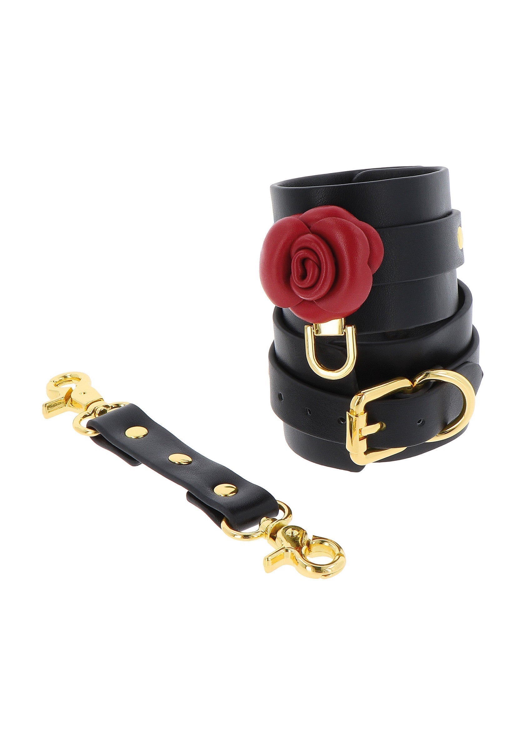 Black Wild Roses Cuffs