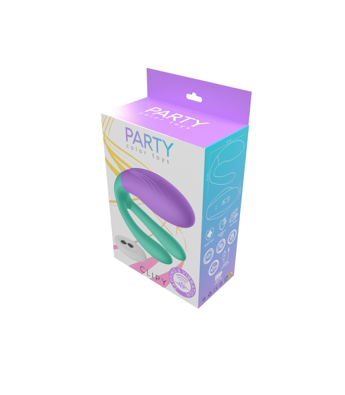 VIBRATOR CLIPY PURPLE