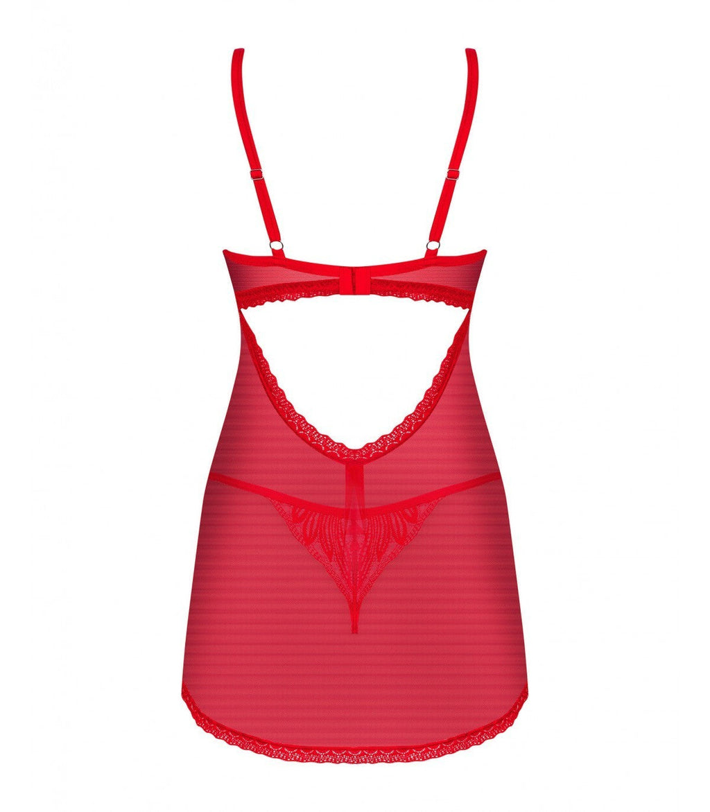 BABYDOLL AND THONG CHILISA M/L