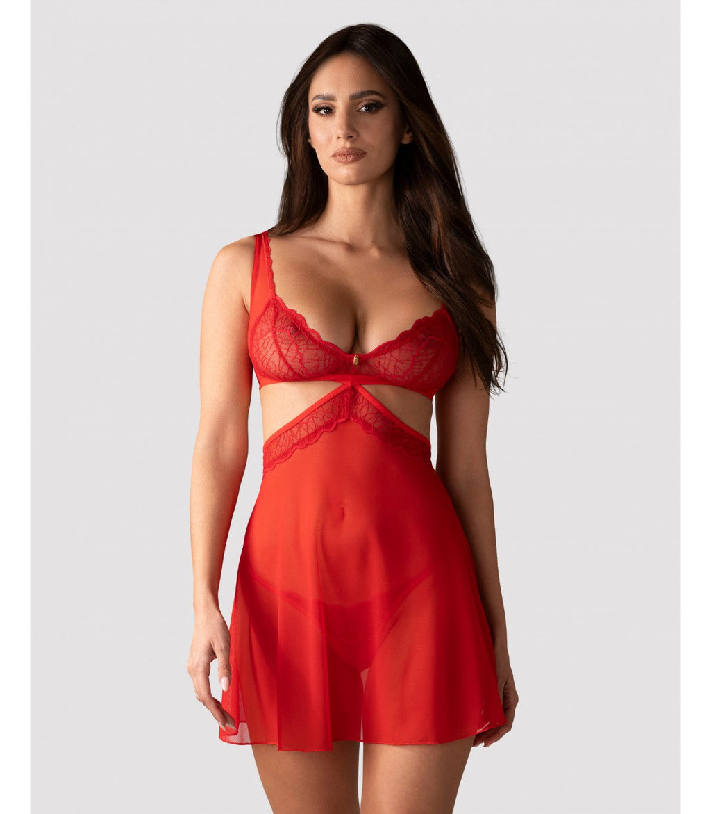 LUSTFUL DESIRE BABYDOLL AND THONG S/M