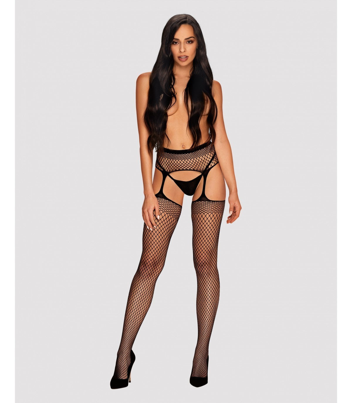 GARTER STOCKINGS S815 S/M/L