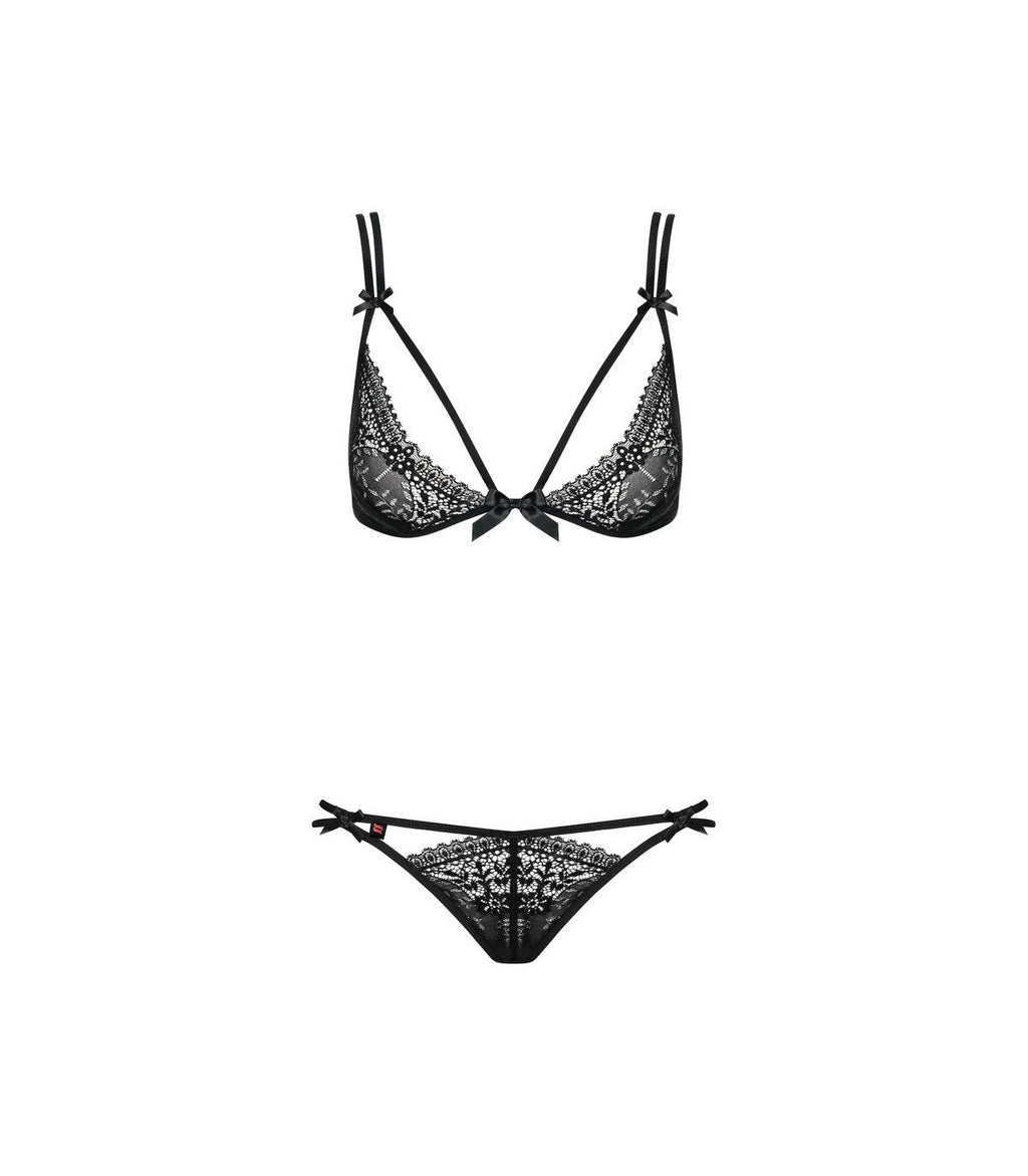 SET 2 PIECES INTENSE BLACK L/XL