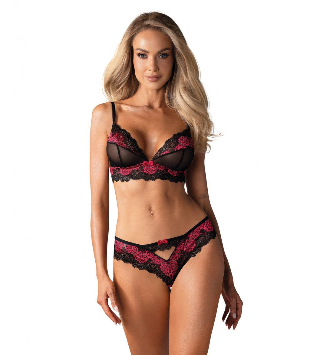 TULIA 2 PIECES SET BLACK S/M