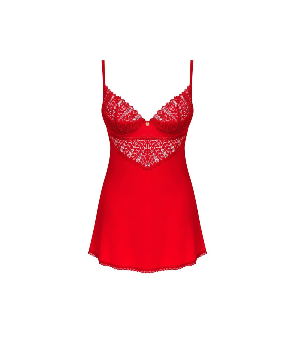 INGRIDIA CHEMISE AND THONG XS/S