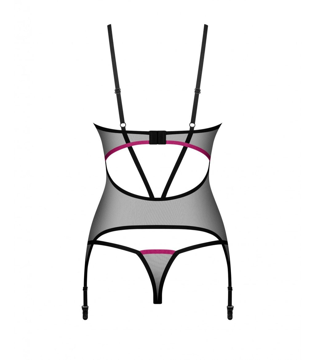 CORSET AND THONG NOVENES M/L