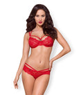 860-SET-3 2 PIECES RED S/M SET