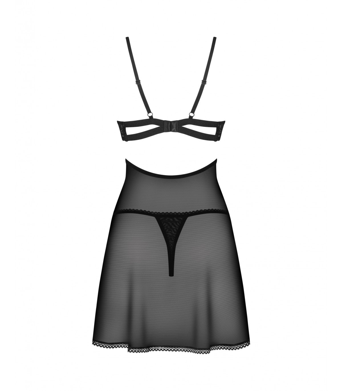 BABYDOLL AND THONG NUTRIS XS/S