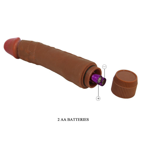 Barbara Dybbuk Realistic Multi-Speed Vibrator 9.5" Brown