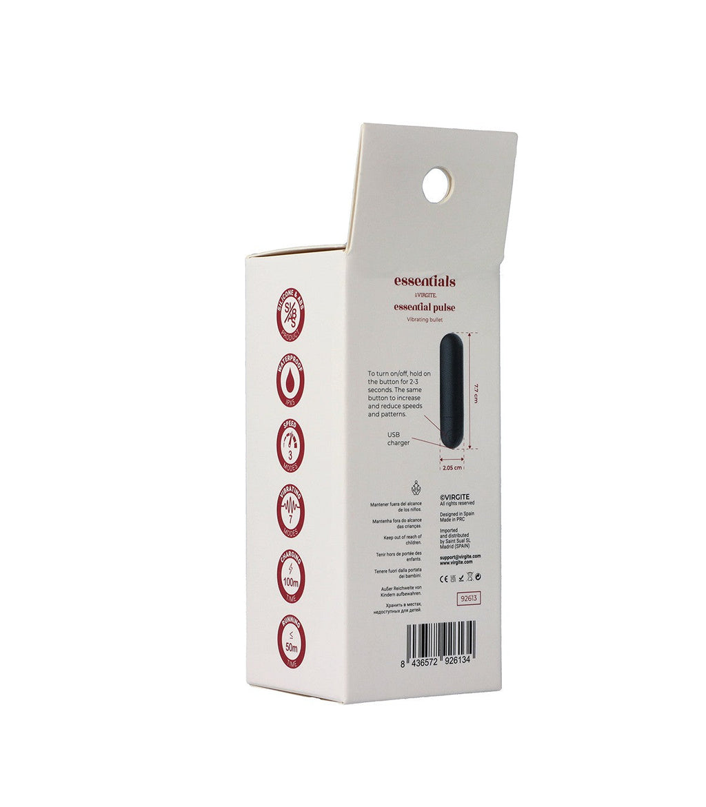 PULSE RECHARGEABLE VIBRATING BULLET