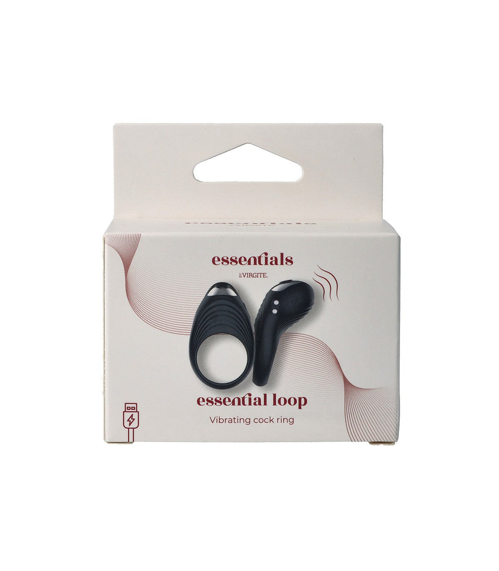 RECHARGEABLE VIBRATING PENIS RING LOOP