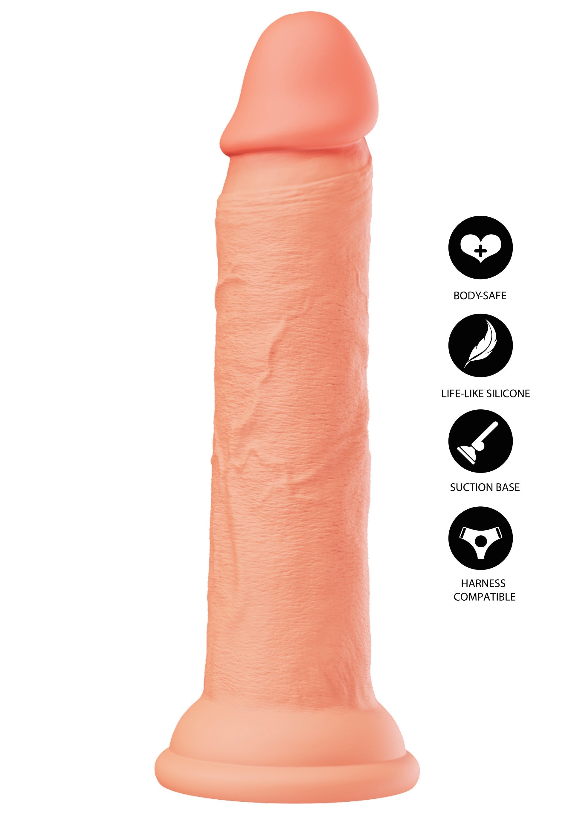 Realistic Liquid Silicone Dildo 17cm