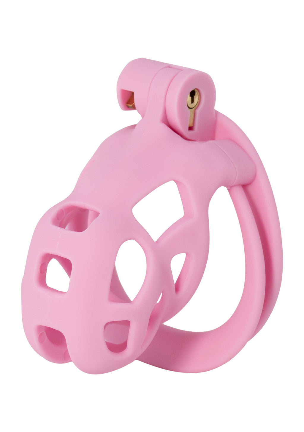 Pink short penis cage