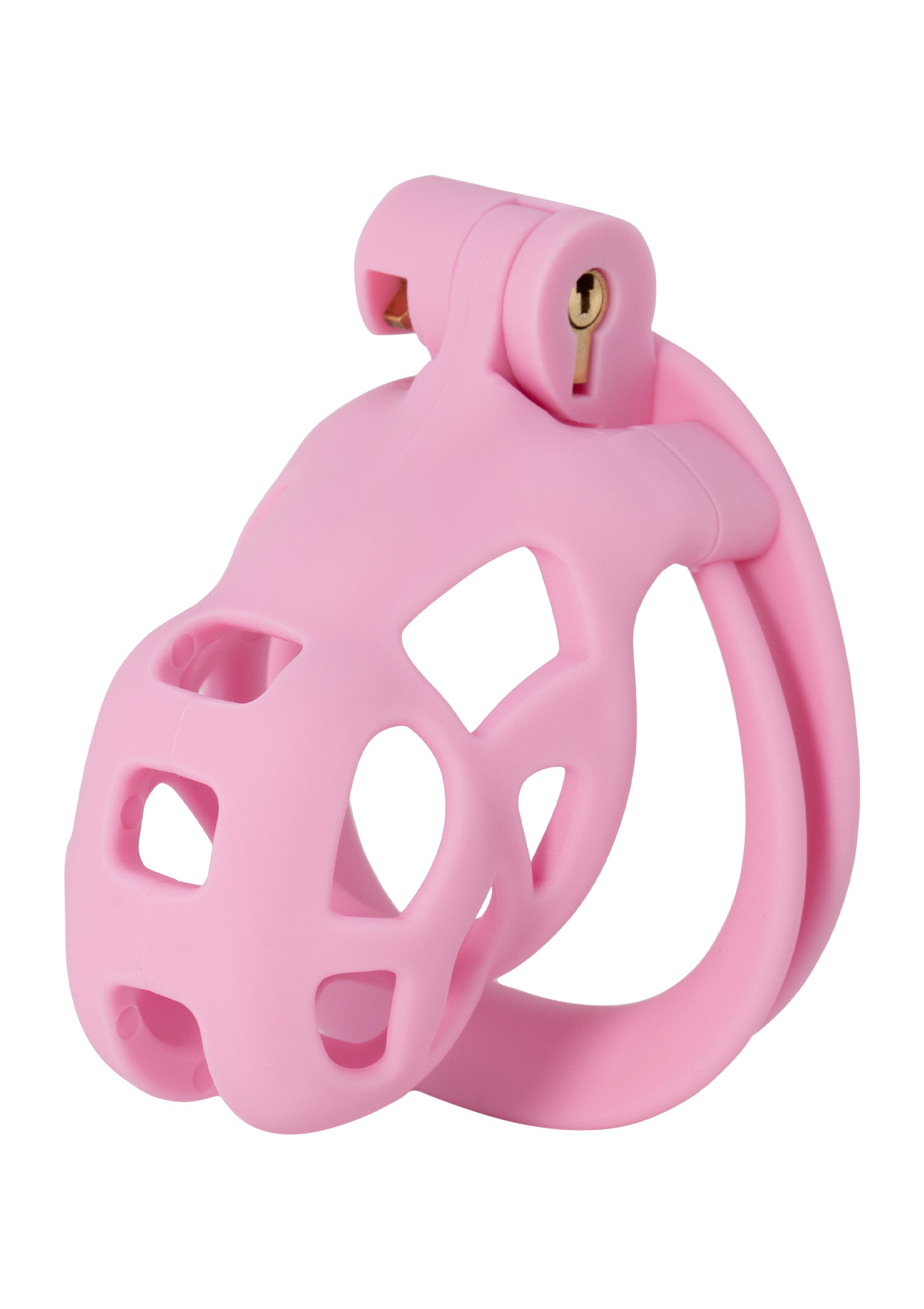 Pink short penis cage