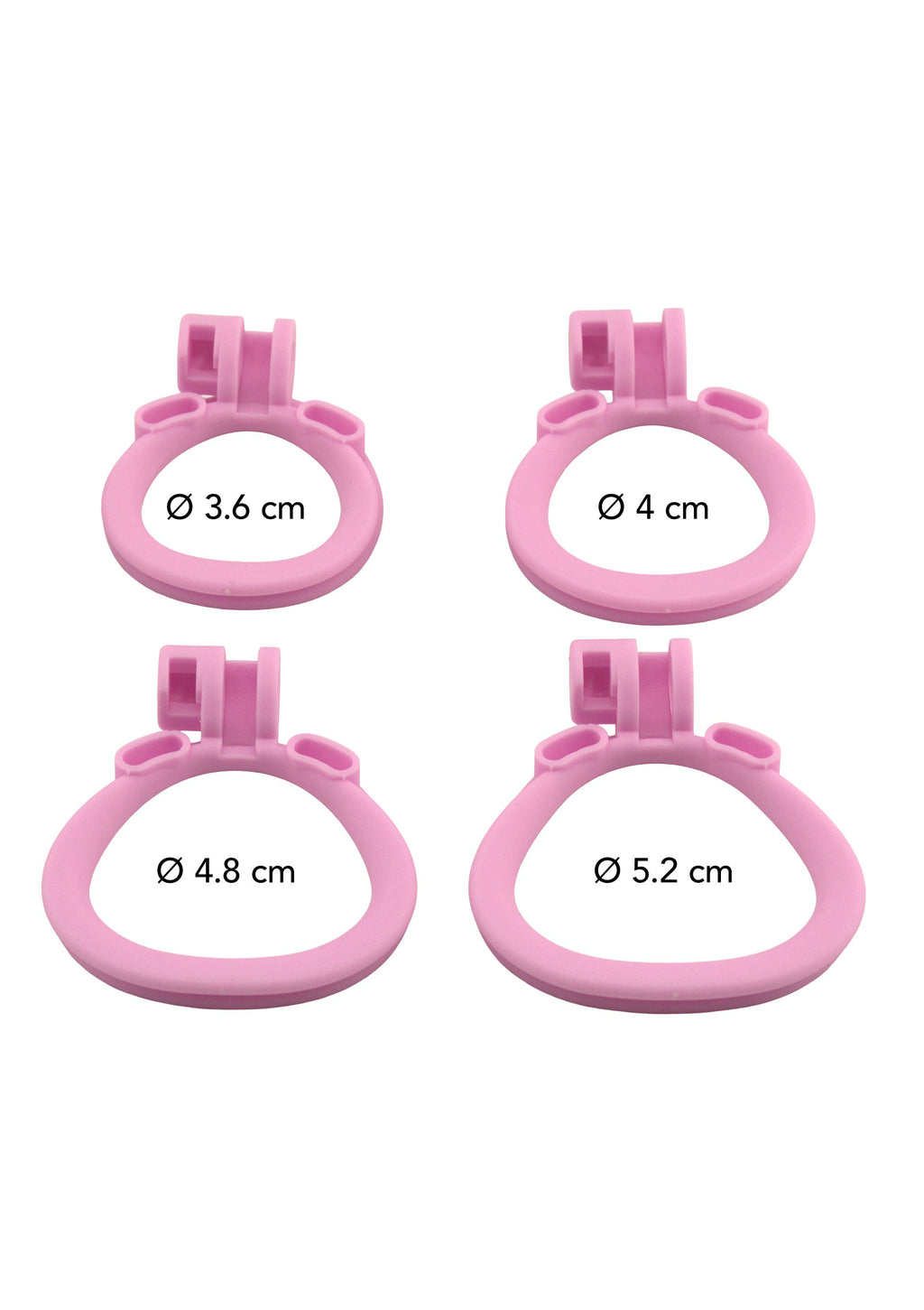 Pink short penis cage