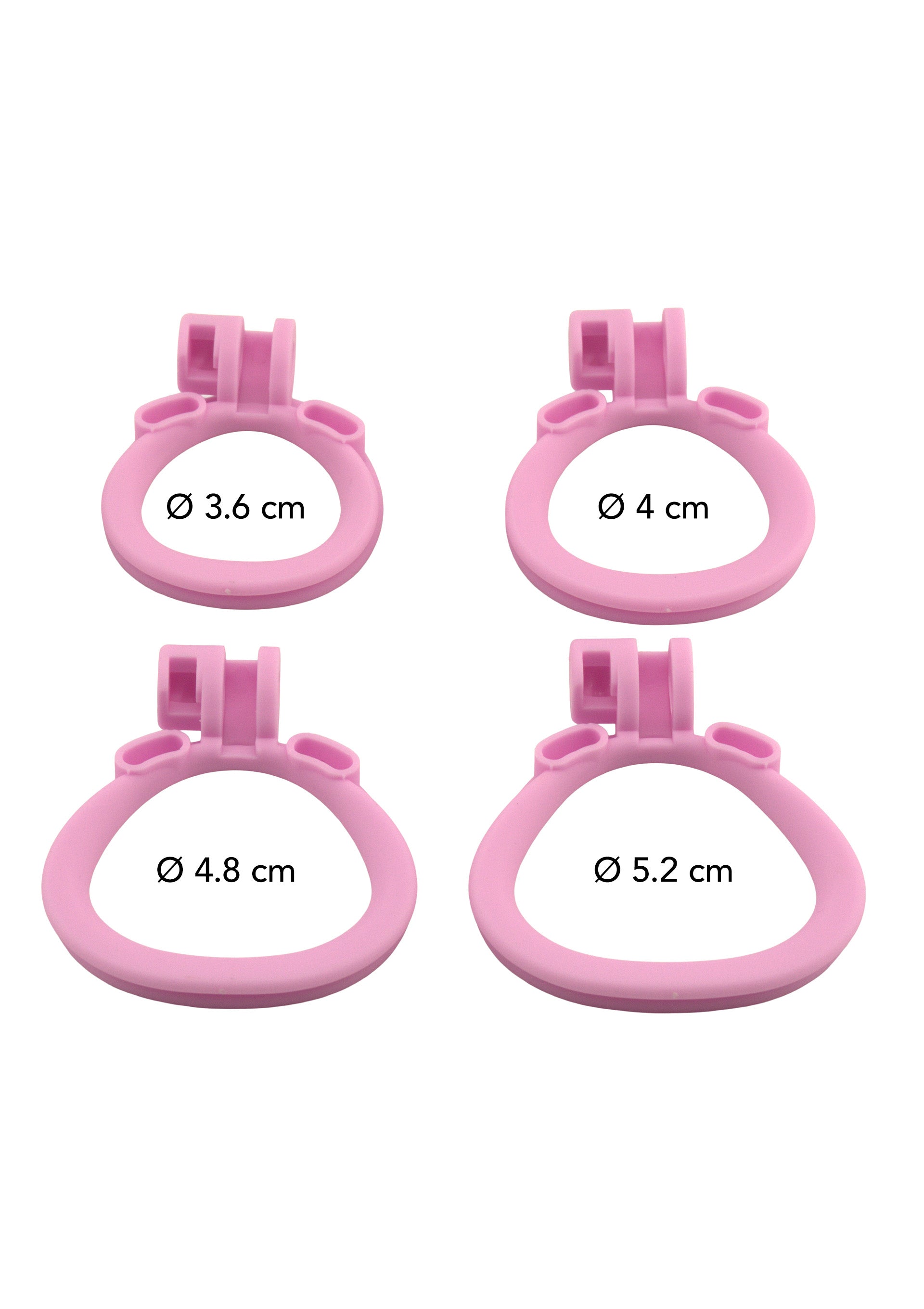 Pink short penis cage