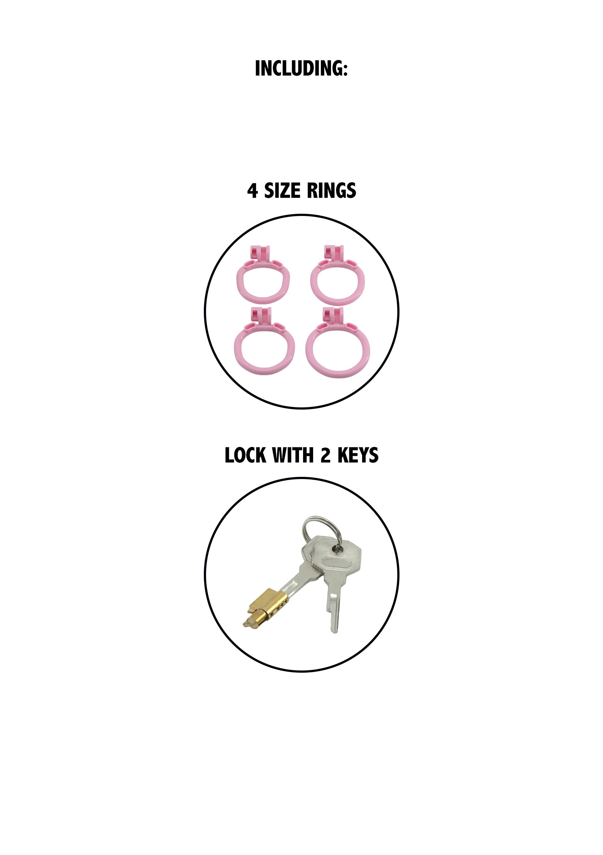 Sissy Trainer Cock Lock X-Short Pink