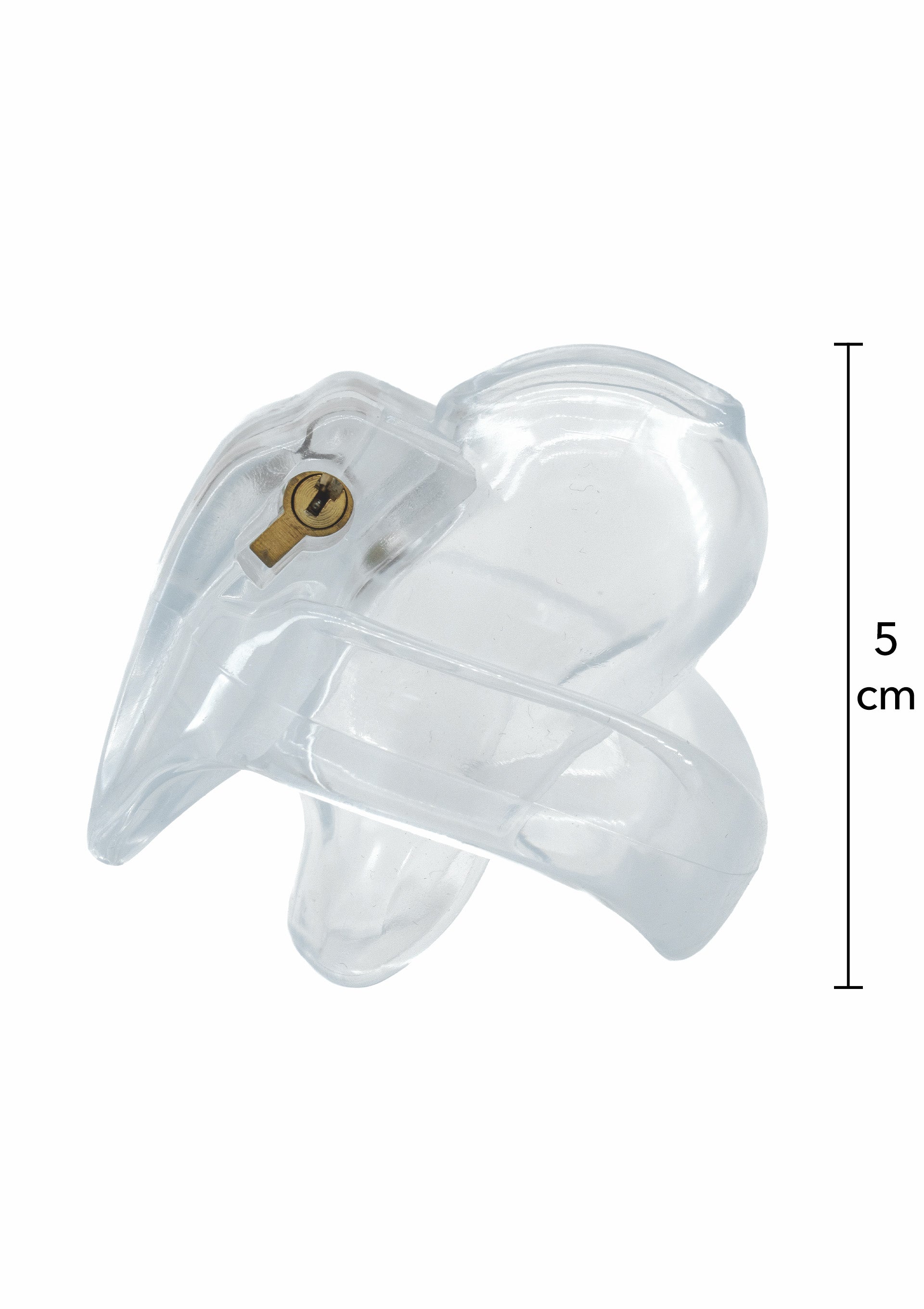 Clear Control X-Short Chastity Cage