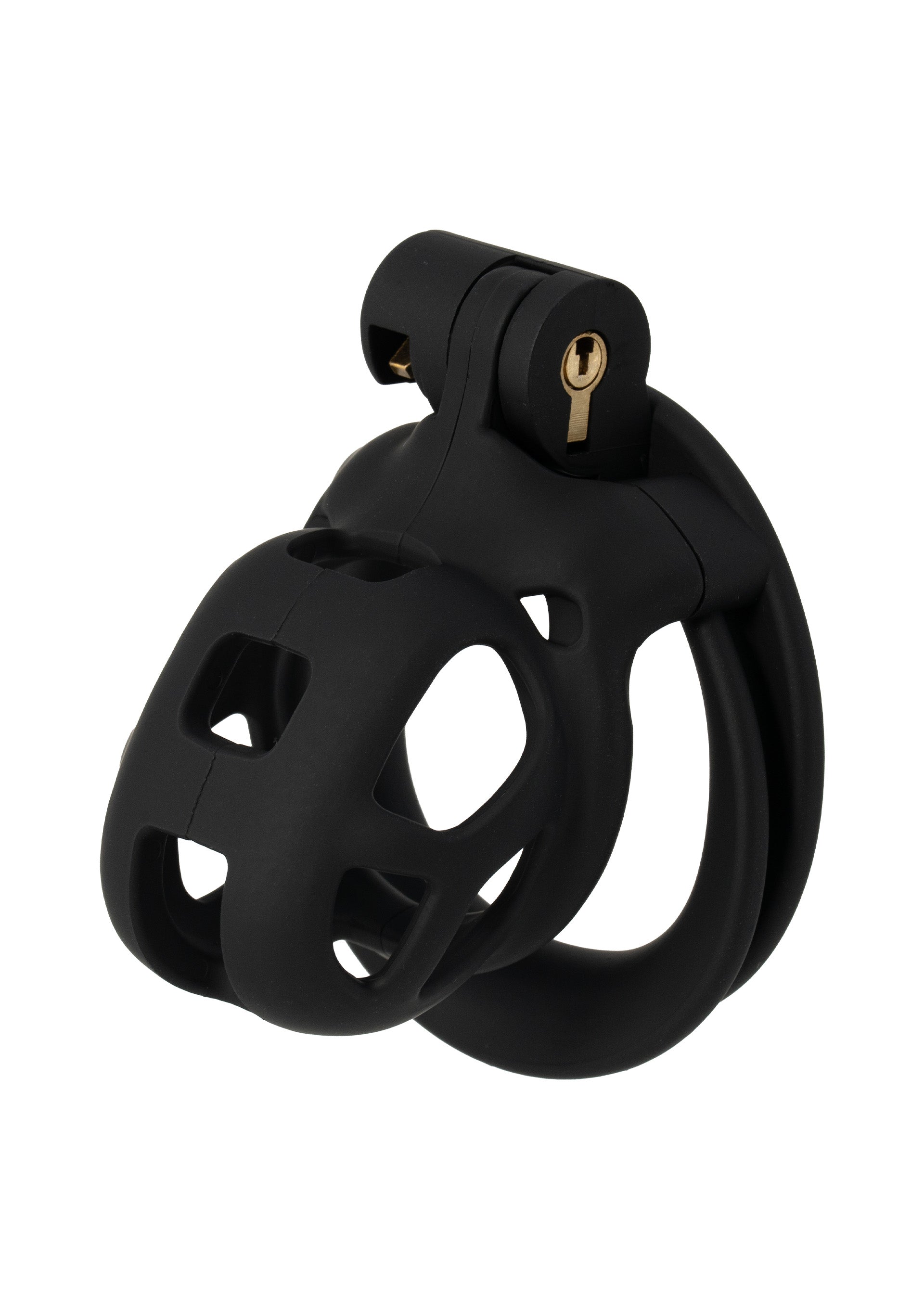 Cock cage and short black penis
