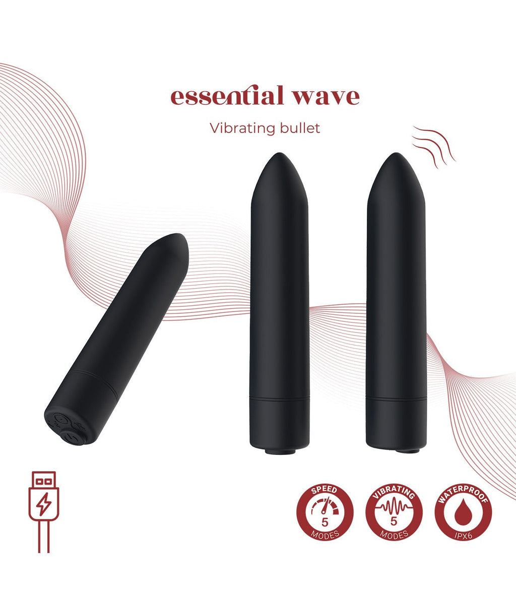 RECHARGEABLE WAVE VIBRATING BULLET MAKE YOUR CLITORIS GREAT AGAIN