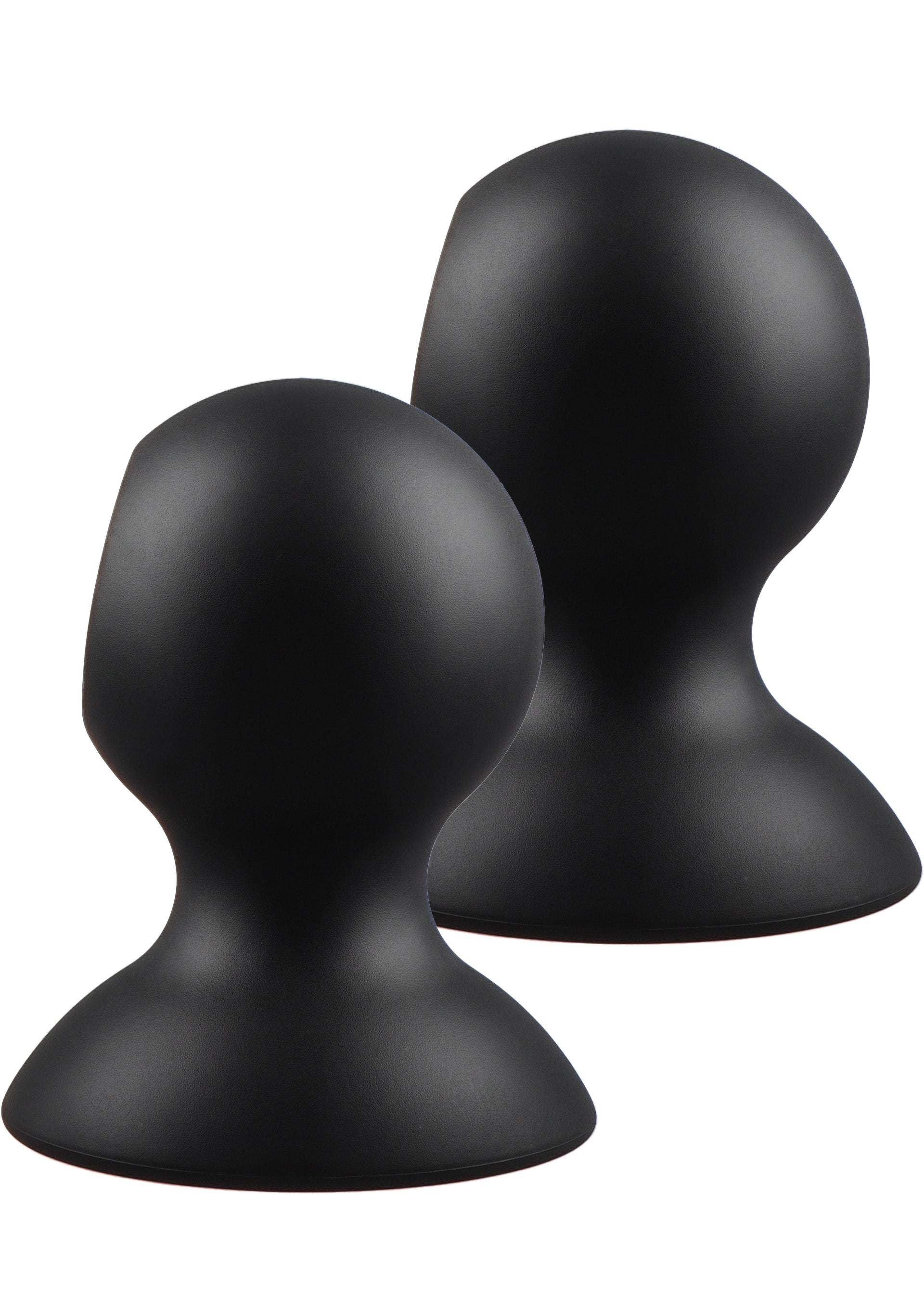 Black silicone nipple suckers M