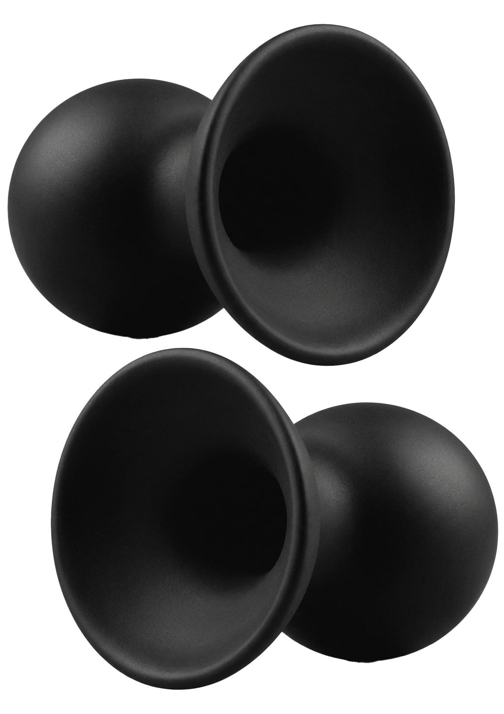 Black silicone nipple suckers M