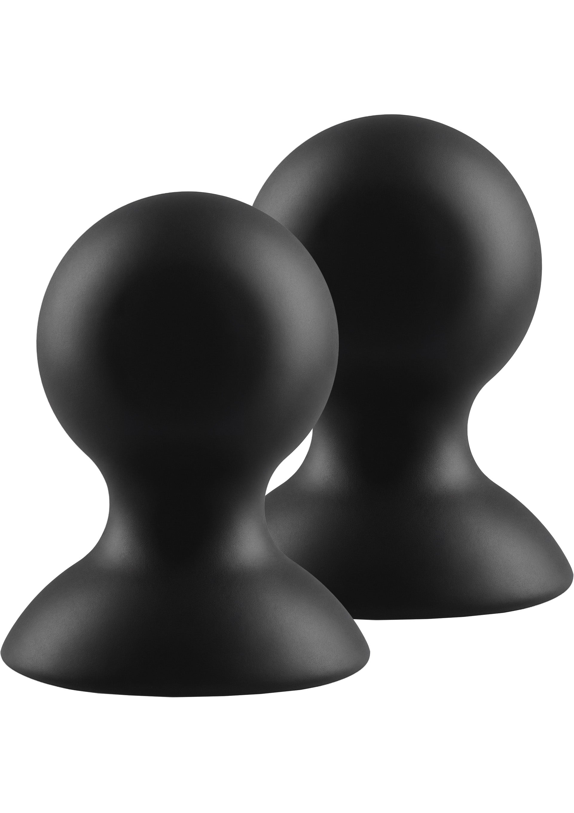 Black silicone nipple suckers M