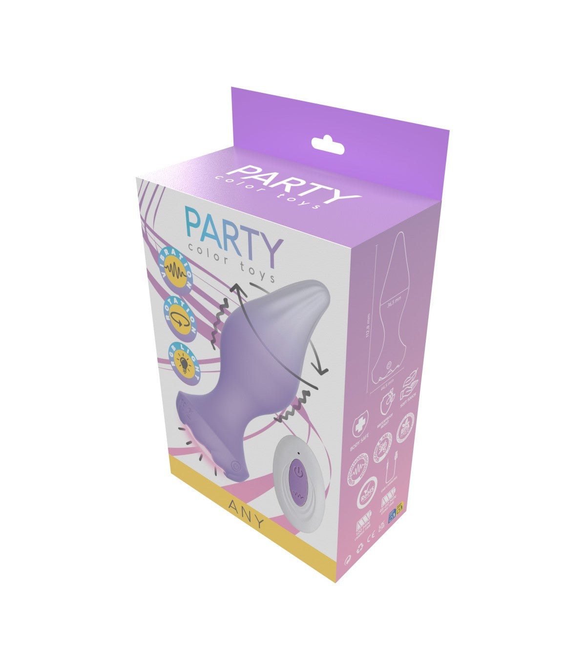 ANY USB ROTATING VIBRATOR BUTT PLUG WITH REMOTE CONTROL