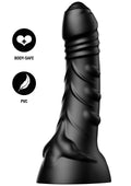 Large black PVC dong 34 cm