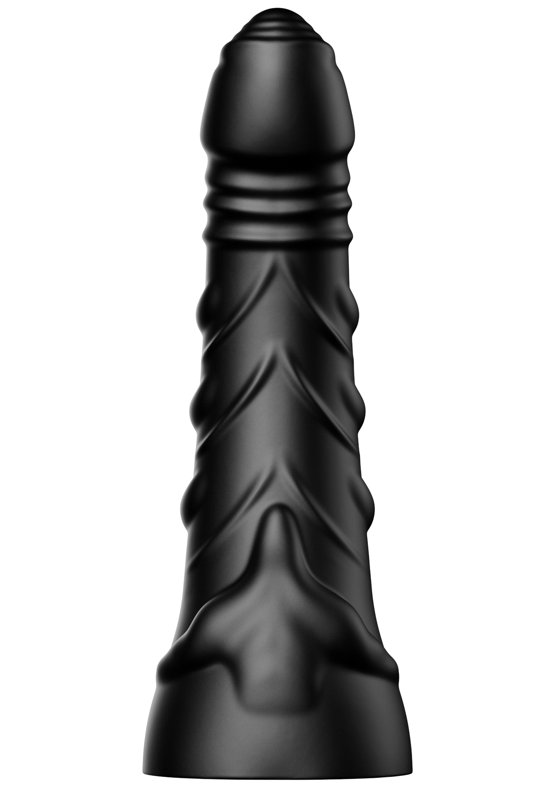 Large PVC Dildo for Men, 30.5 cm, Black