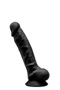 Silexd - Premium Silicone Dildo Mod.1 7'' - Black