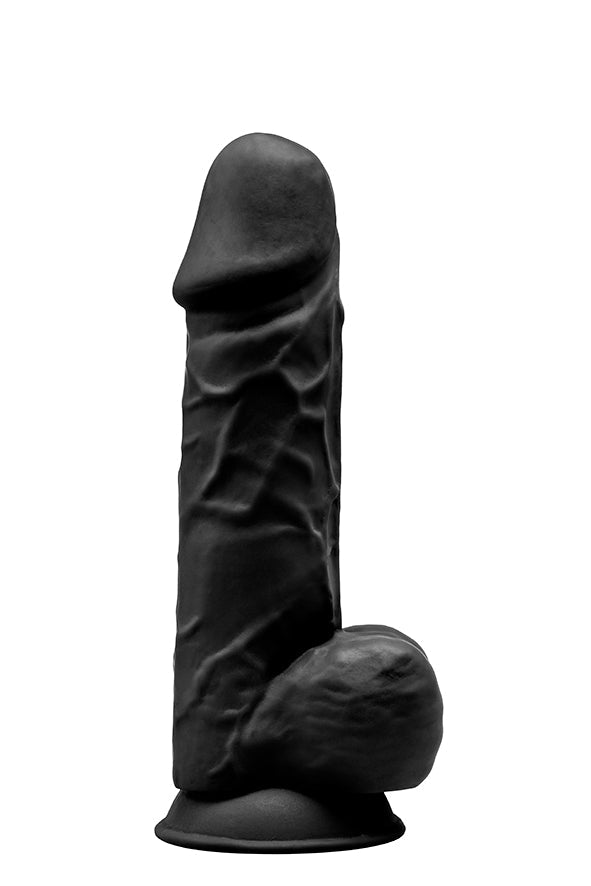 Silexd - Premium Silicone Dildo Mod.1 8.5'' - Black