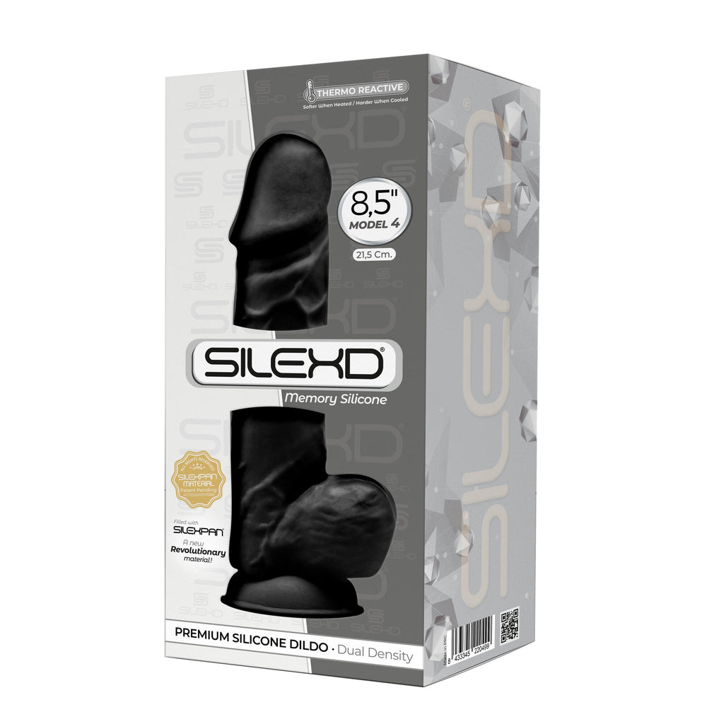 Silexd - Premium Silicone Dildo Mod.1 8.5'' - Black